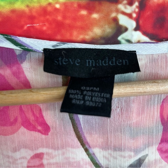 Steve Madden Sheer Floral Kimono Coverup 0153 - Picture 3 of 8